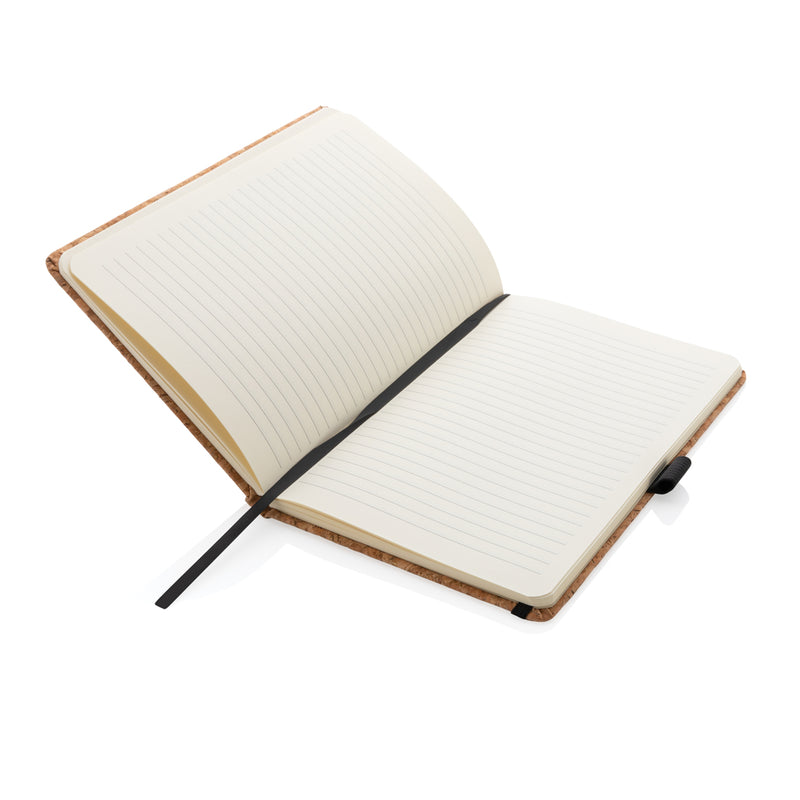 Load image into Gallery viewer, Cork hardcover notebook A5 - Custom Wood Designs
