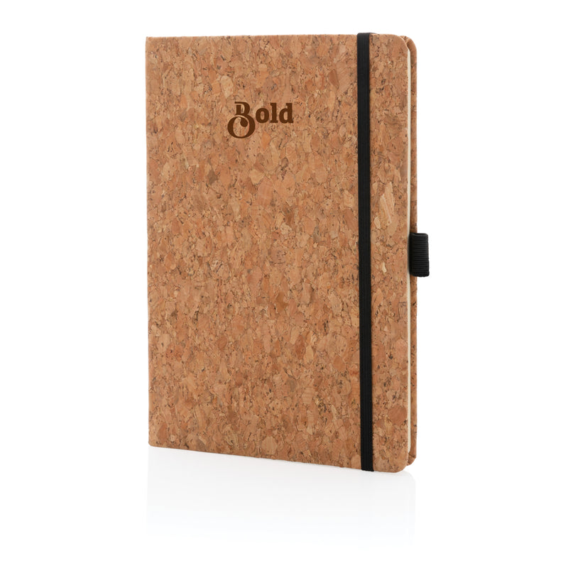 Load image into Gallery viewer, Cork hardcover notebook A5 - Custom Wood Designs

