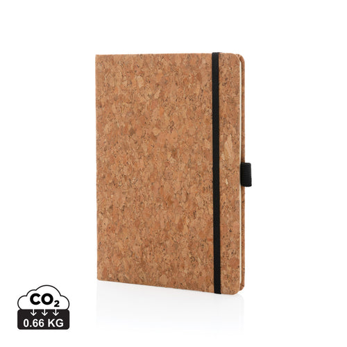 Cork hardcover notebook A5 - Custom Wood Designs