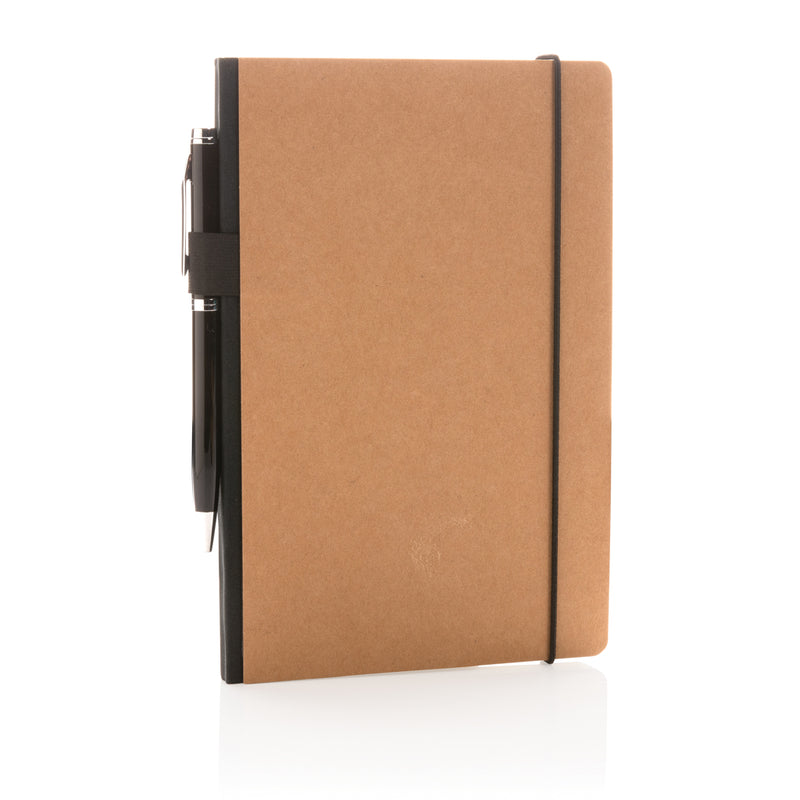Load image into Gallery viewer, A5 deluxe kraft hardcover notebook - Custom Wood Designs
