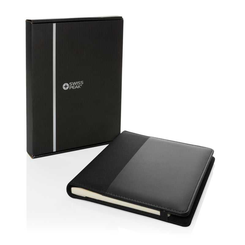 Load image into Gallery viewer, Swiss Peak Script AWARE™ A5 portfolio - Custom Wood Designs
