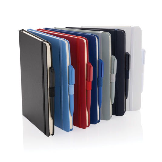 Sam A5 RCS certified bonded leather classic notebook - Custom Wood Designs