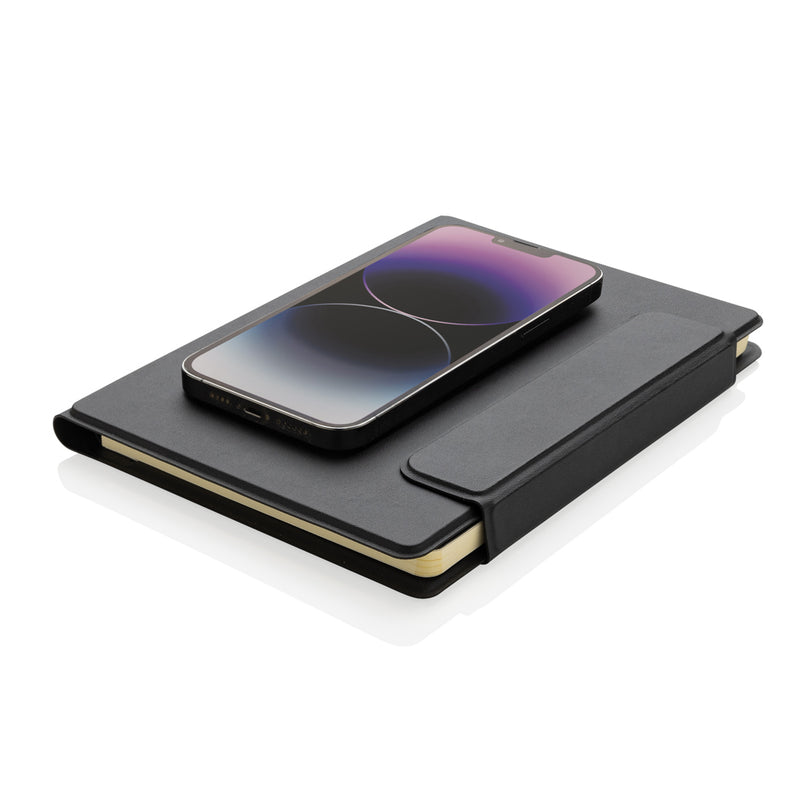 Load image into Gallery viewer, Stuart RCS certified RPU magnetic A5 portfolio - Custom Wood Designs
