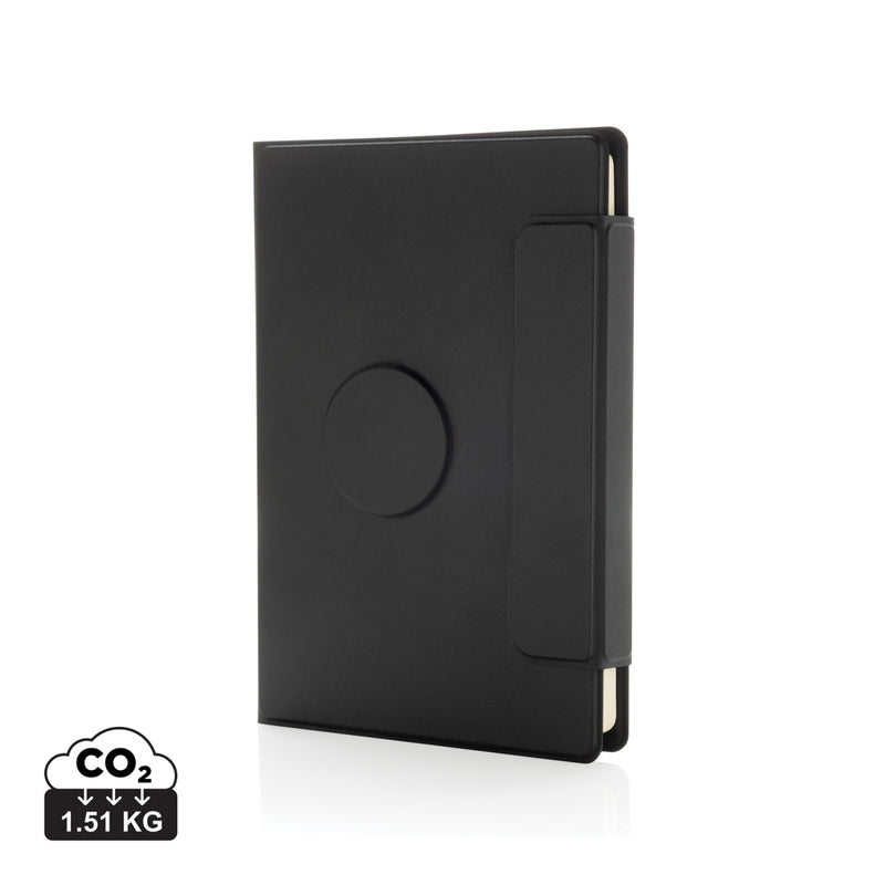 Load image into Gallery viewer, Stuart RCS certified RPU magnetic A5 portfolio - Custom Wood Designs
