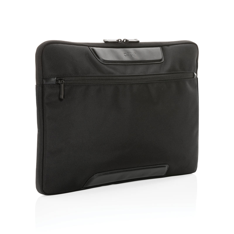 Load image into Gallery viewer, Swiss Peak AWARE™ RPET Voyager 15.6&quot; laptop sleeve - Custom Wood Designs
