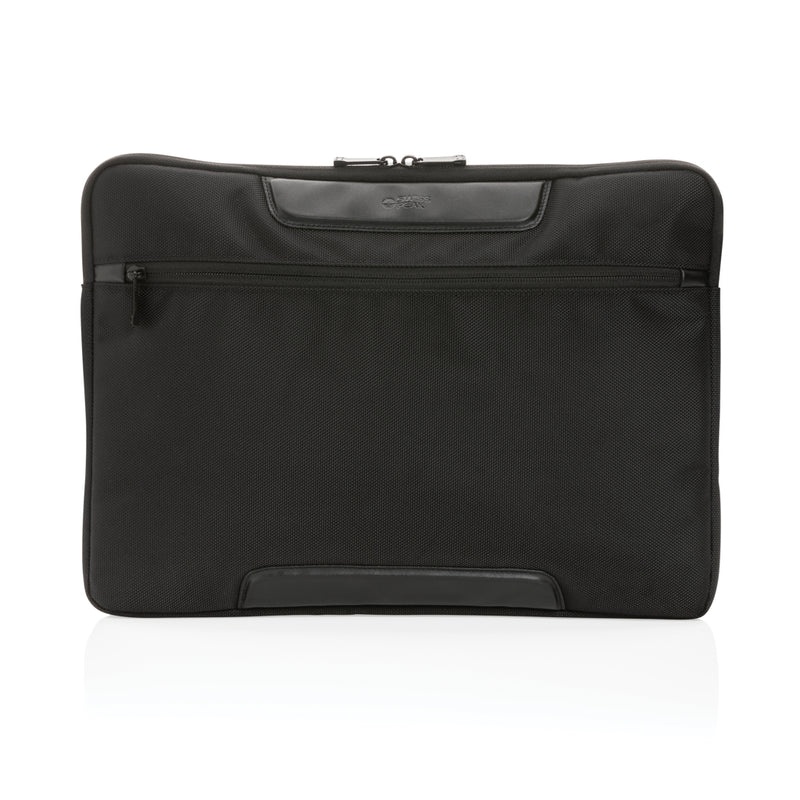 Load image into Gallery viewer, Swiss Peak AWARE™ RPET Voyager 15.6&quot; laptop sleeve - Custom Wood Designs
