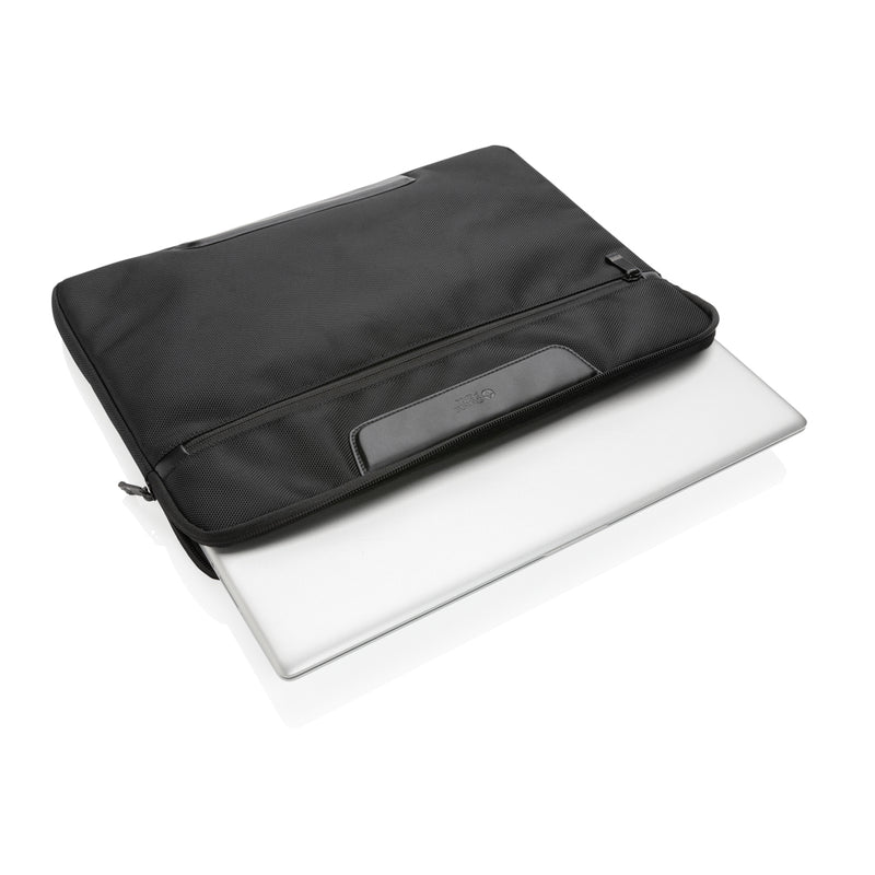 Load image into Gallery viewer, Swiss Peak AWARE™ RPET Voyager 15.6&quot; laptop sleeve - Custom Wood Designs
