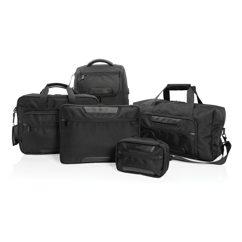 Load image into Gallery viewer, Swiss Peak AWARE™ RPET Voyager 15.6&quot; laptop sleeve - Custom Wood Designs
