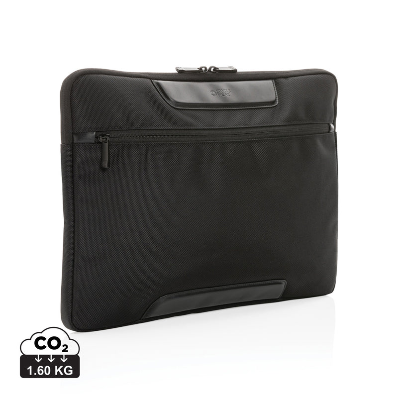 Load image into Gallery viewer, Swiss Peak AWARE™ RPET Voyager 15.6&quot; laptop sleeve - Custom Wood Designs
