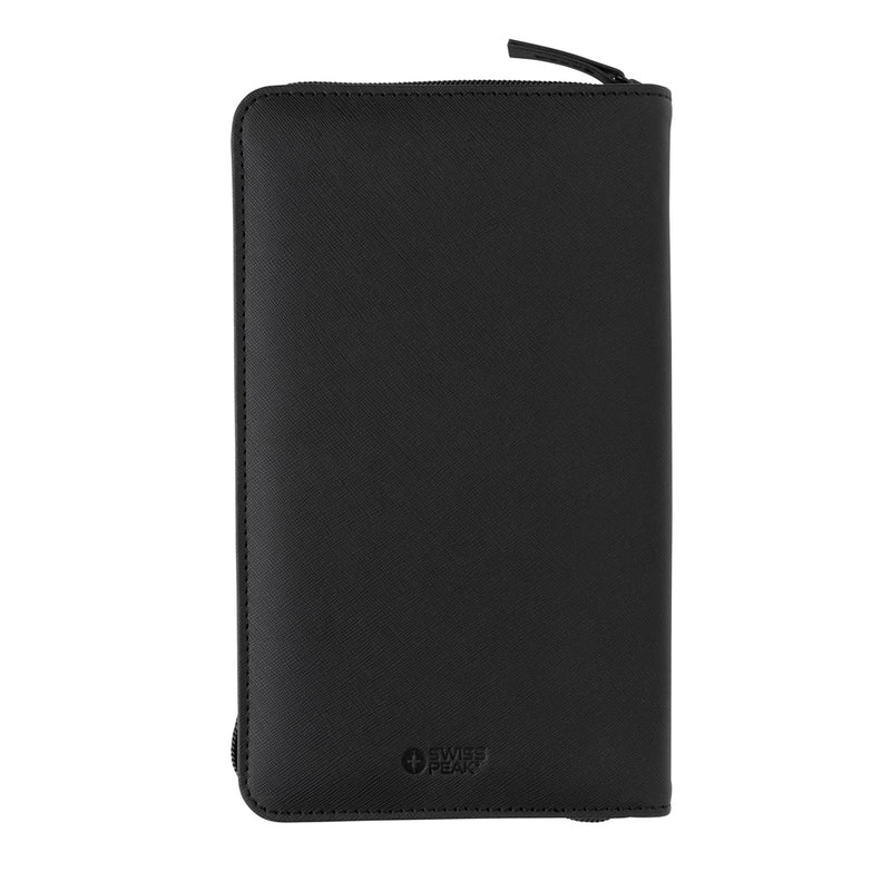 Load image into Gallery viewer, Swiss Peak Heritage RCS rPU RFID travel wallet - Custom Wood Designs
