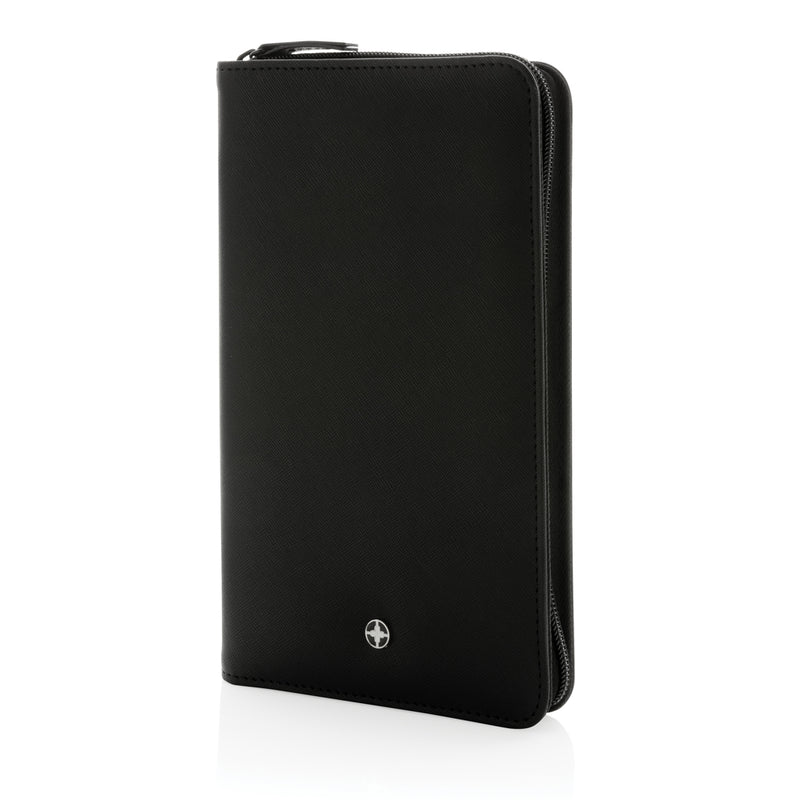 Load image into Gallery viewer, Swiss Peak Heritage RCS rPU RFID travel wallet - Custom Wood Designs
