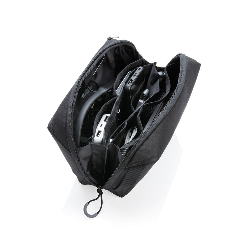 Load image into Gallery viewer, Tech pouch PVC free - Custom Wood Designs
