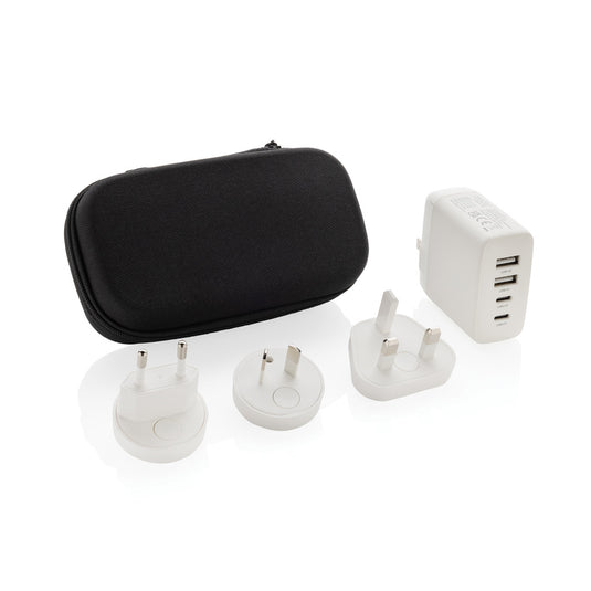 TravelCharge Pro RCS rplastic travel charger with USB C - Custom Wood Designs