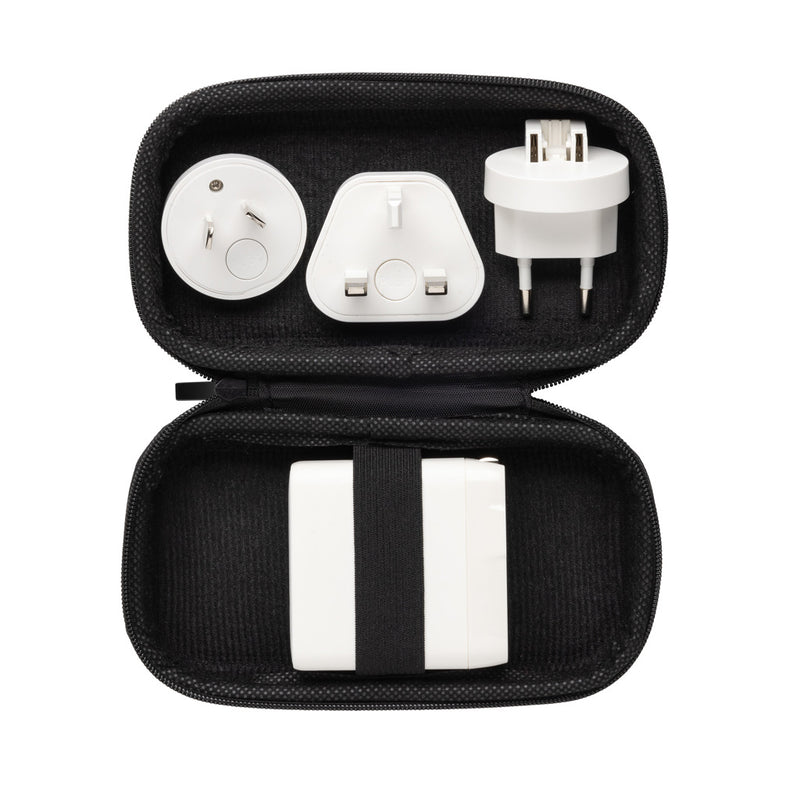 Load image into Gallery viewer, TravelCharge Pro RCS rplastic travel charger with USB C - Custom Wood Designs
