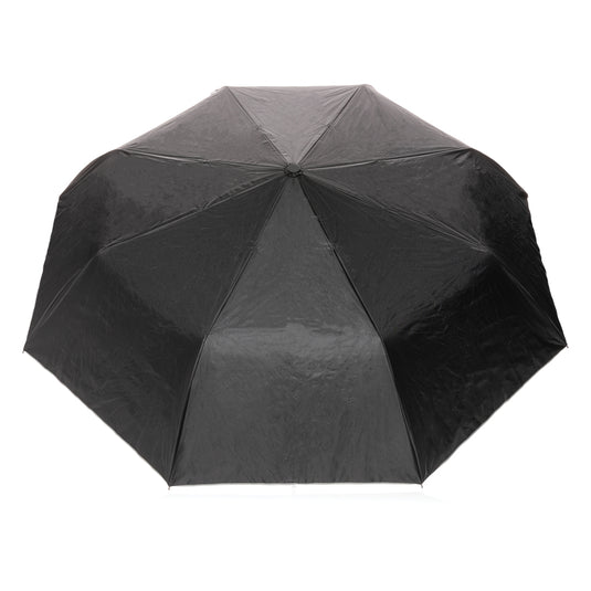 21" Impact AWARE™ RPET 190T Pongee dual colour mini umbrella - Custom Wood Designs