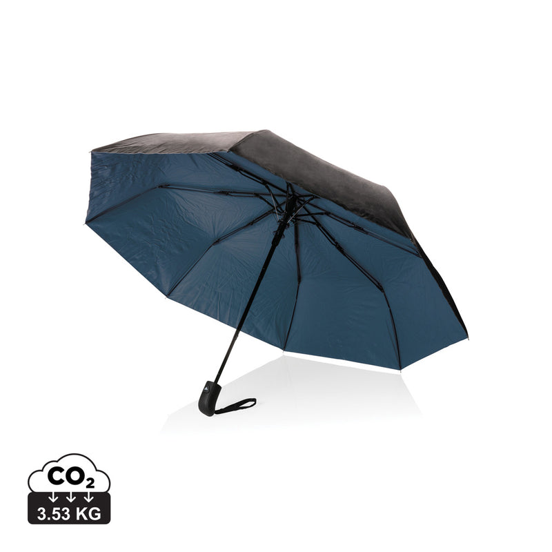 Load image into Gallery viewer, 21" Impact AWARE™ RPET 190T Pongee dual colour mini umbrella - Custom Wood Designs
