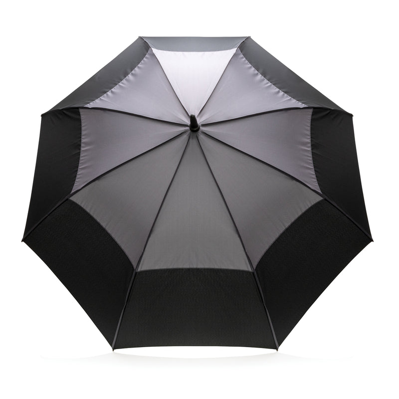 Load image into Gallery viewer, 27&quot; Impact AWARE™ RPET 190T auto open stormproof umbrella - Custom Wood Designs

