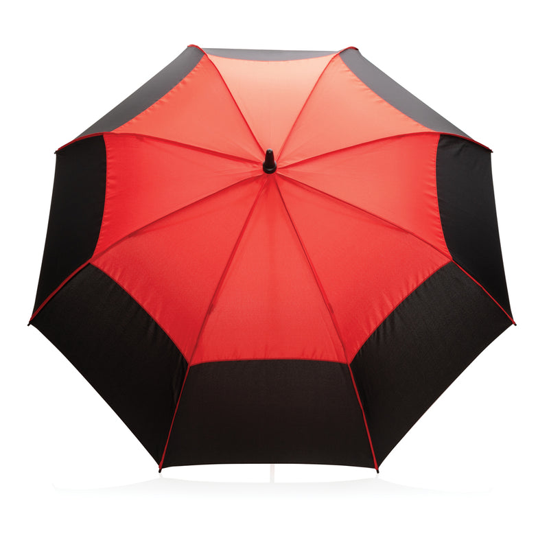 Load image into Gallery viewer, 27&quot; Impact AWARE™ RPET 190T auto open stormproof umbrella - Custom Wood Designs

