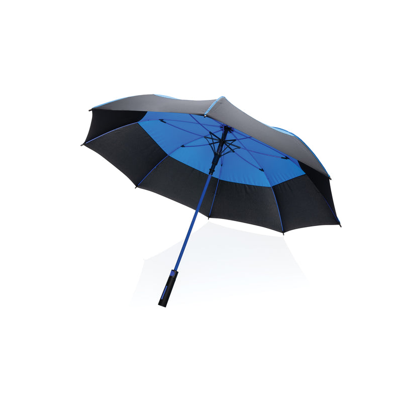 Load image into Gallery viewer, 27&quot; Impact AWARE™ RPET 190T auto open stormproof umbrella - Custom Wood Designs
