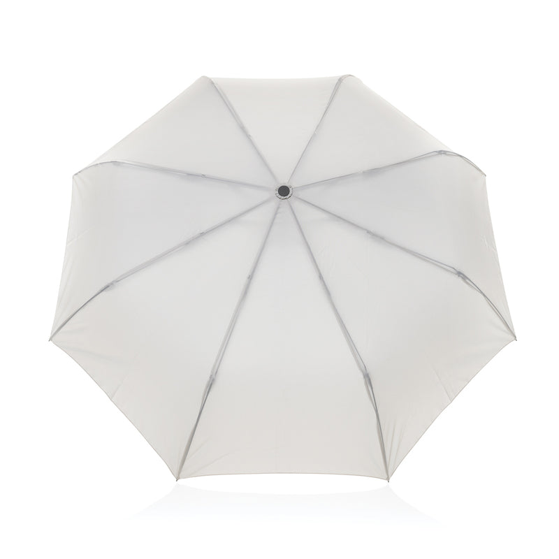 Load image into Gallery viewer, Kaycey 21&quot; AWARE™ RPET Acacia wood mini auto open umbrella - Custom Wood Designs
