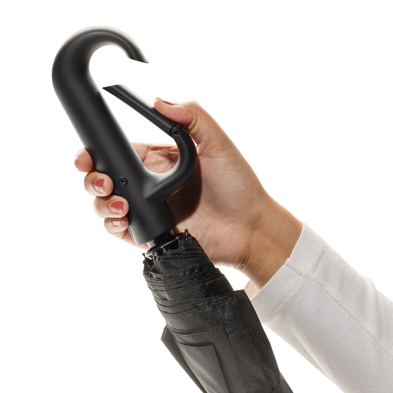 Load image into Gallery viewer, Yara 21&quot; AWARE™ RPET solid colour umbrella with carabiner - Custom Wood Designs
