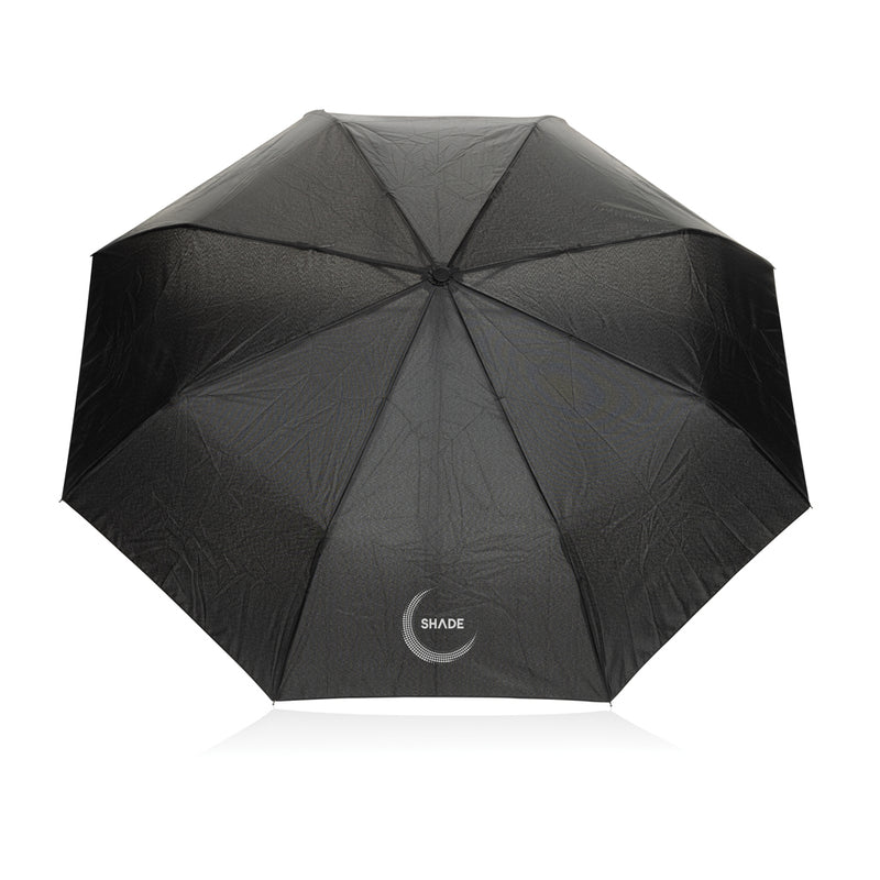 Load image into Gallery viewer, Yara 21&quot; AWARE™ RPET solid colour umbrella with carabiner - Custom Wood Designs
