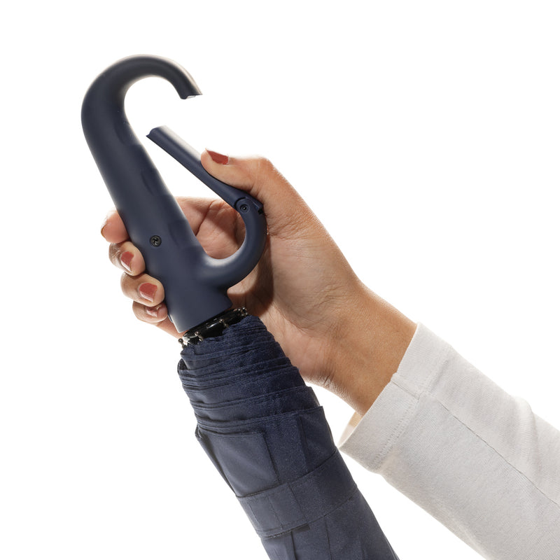Load image into Gallery viewer, Yara 21&quot; AWARE™ RPET solid colour umbrella with carabiner - Custom Wood Designs
