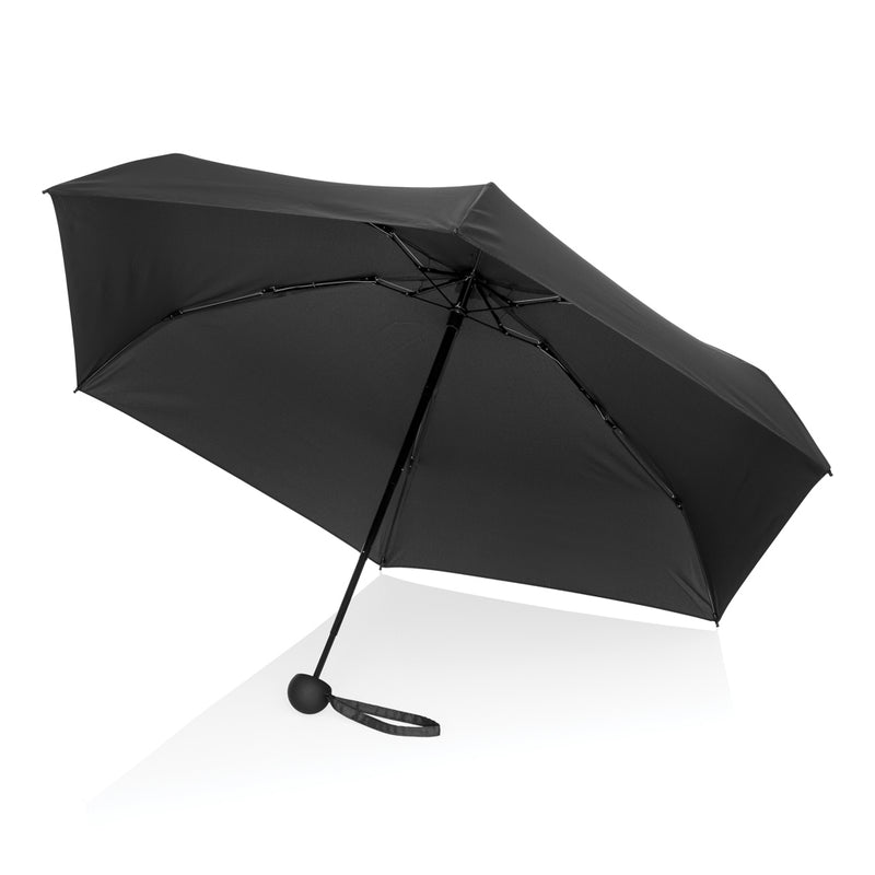 Load image into Gallery viewer, 19.5&quot; Aware™ RPET super mini manual 190T Pongee umbrella - Custom Wood Designs 19.5&quot; Aware™ RPET super mini manual 190T Pongee umbrella
