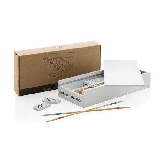 Deluxe mikado/domino in wooden box - Custom Wood Designs