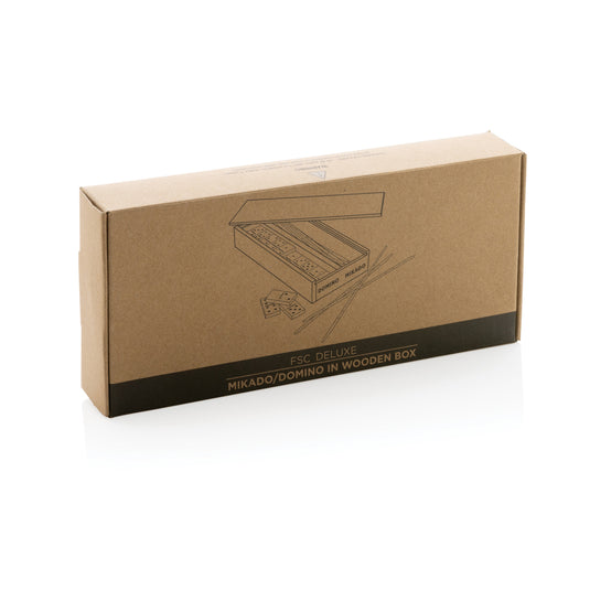 Deluxe mikado/domino in wooden box - Custom Wood Designs
