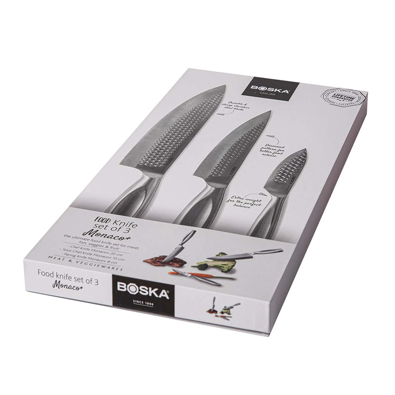 Load image into Gallery viewer, Kitchen Knives Monaco+, set of 3 - Custom Wood Designs
