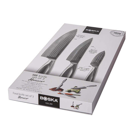 Kitchen Knives Monaco+, set of 3 - Custom Wood Designs