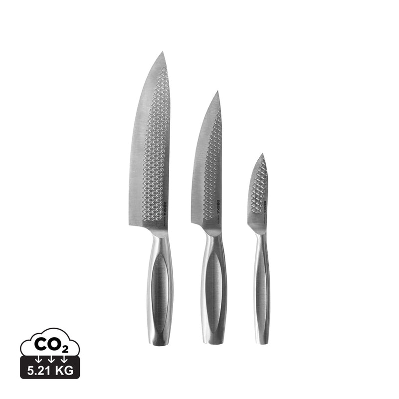 Load image into Gallery viewer, Kitchen Knives Monaco+, set of 3 - Custom Wood Designs
