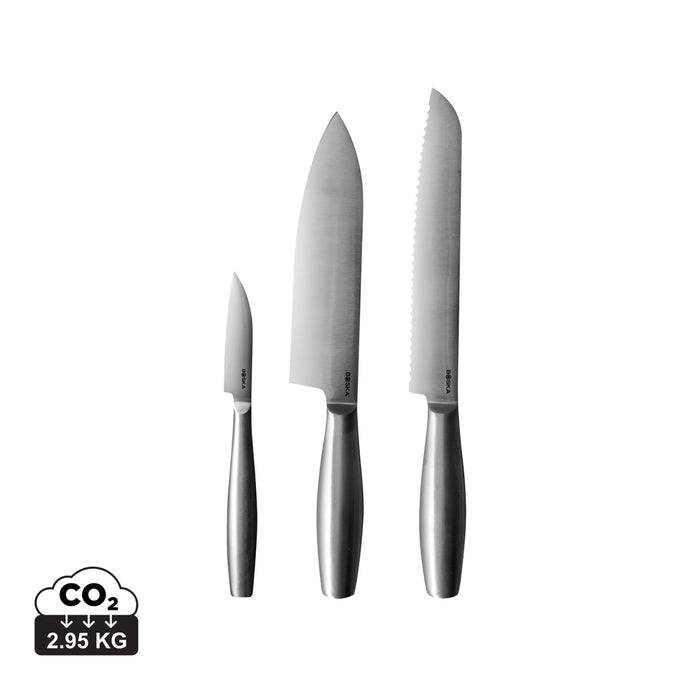 Kitchen Knives Copenhagen, set of 3 - Custom Wood Designs