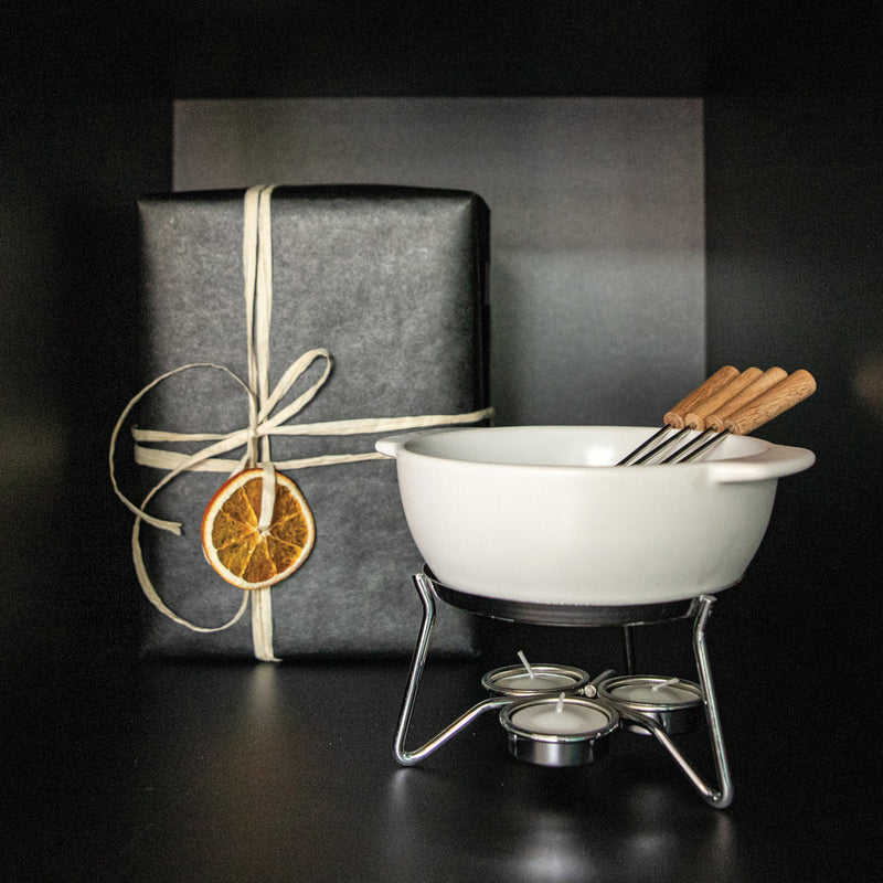 Load image into Gallery viewer, Cheese Fondue Set Party - 750 ml - Custom Wood Designs Cheese Fondue Set Party - 750 ml
