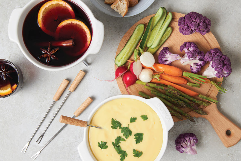 Load image into Gallery viewer, Cheese Fondue Set Party - 750 ml - Custom Wood Designs Cheese Fondue Set Party - 750 ml
