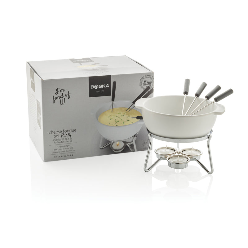 Load image into Gallery viewer, Cheese Fondue Set Party - 750 ml - Custom Wood Designs Cheese Fondue Set Party - 750 ml
