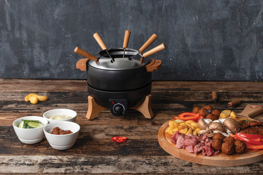 Electric Party Fondue Set - 2.3L (EU Type F) - Custom Wood Designs Electric Party Fondue Set - 2.3L (EU Type F)