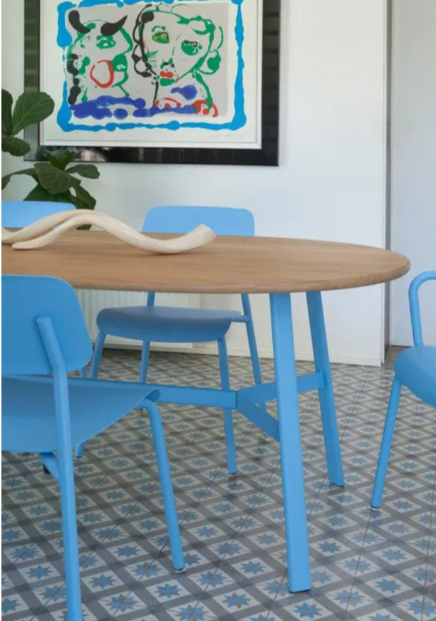 Load image into Gallery viewer, SO&#39;O Oval oak table 220 x 95 - Custom Wood Designs
