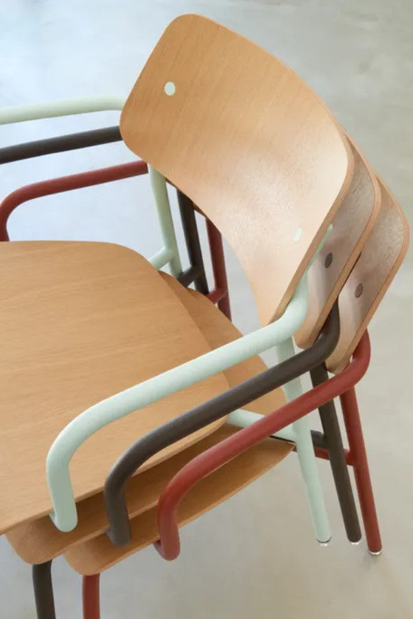 Load image into Gallery viewer, Studie Armchair - Custom Wood Designs
