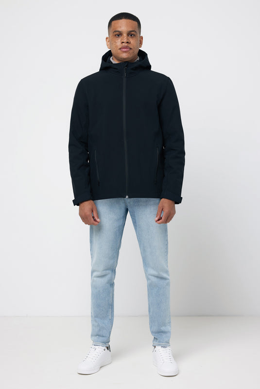Makal men recycled polyester soft shell jacket - Custom Wood Designs