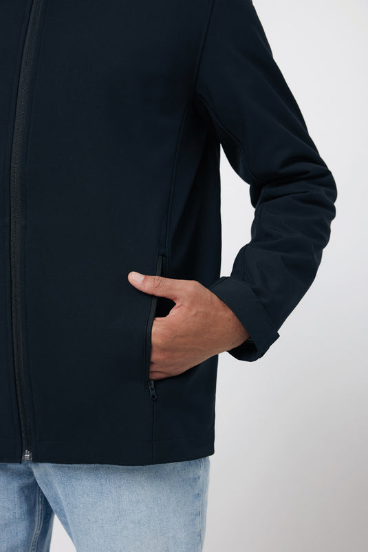 Makal men recycled polyester soft shell jacket - Custom Wood Designs