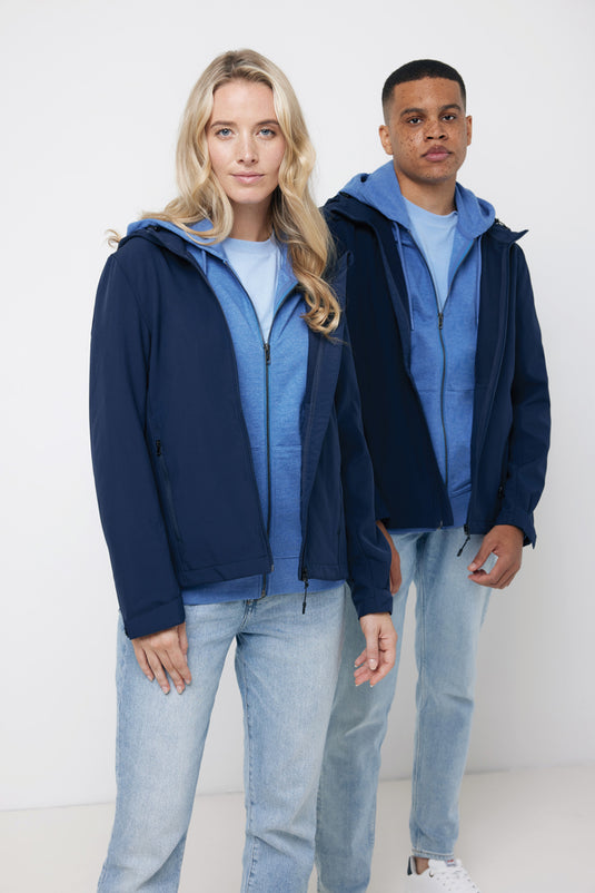 Makal men recycled polyester soft shell jacket - Custom Wood Designs