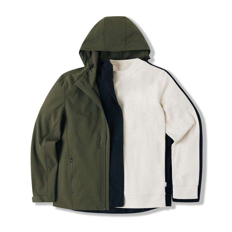 Load image into Gallery viewer, Makal men recycled polyester soft shell jacket - Custom Wood Designs
