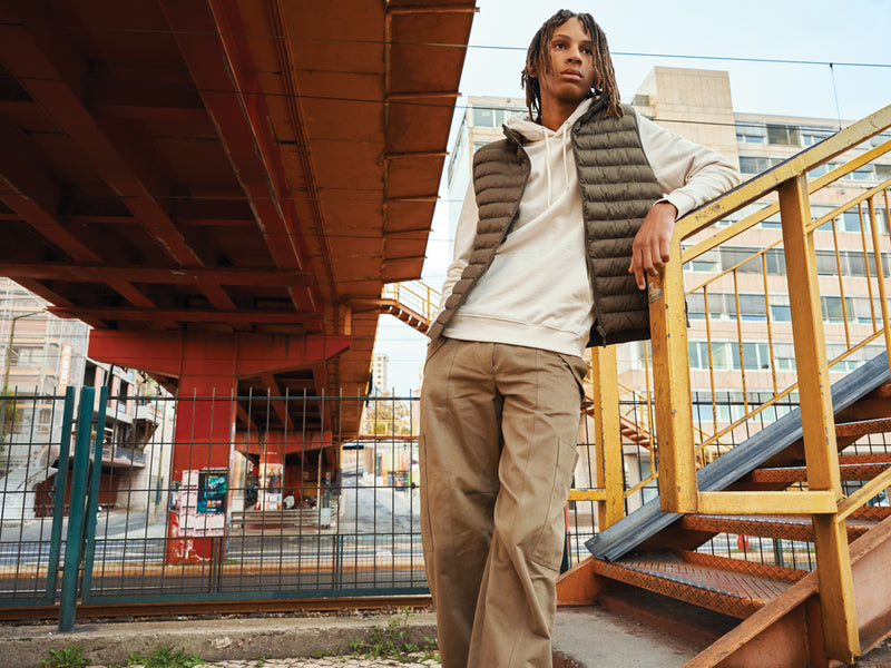 Load image into Gallery viewer, Mer men recycled polyester bodywarmer - Custom Wood Designs
