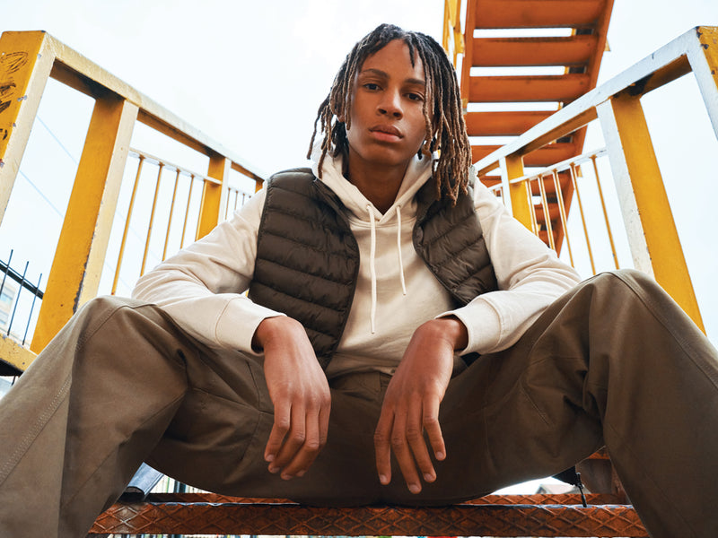 Load image into Gallery viewer, Mer men recycled polyester bodywarmer - Custom Wood Designs
