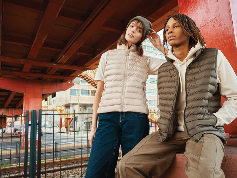 Load image into Gallery viewer, Mer men recycled polyester bodywarmer - Custom Wood Designs
