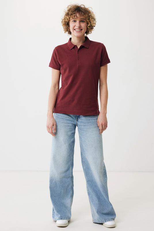 Yosemit women recycled cotton pique polo - Custom Wood Designs