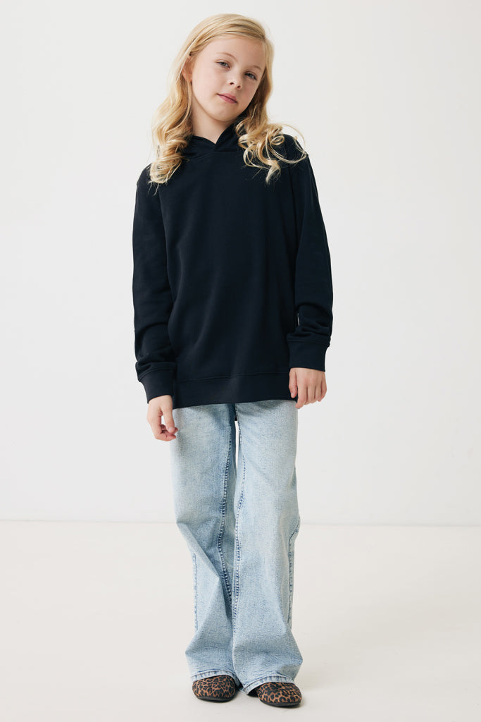 Load image into Gallery viewer, Kids recycled cotton hoodie with sidepockets - Custom Wood Designs
