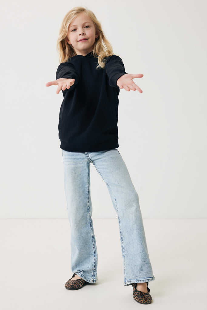 Load image into Gallery viewer, Kids recycled cotton hoodie with sidepockets - Custom Wood Designs

